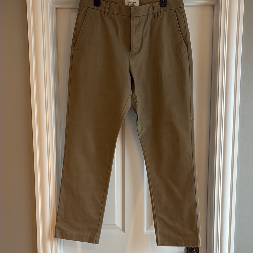 NWOT structured khakis w/textured fabric, 33x32